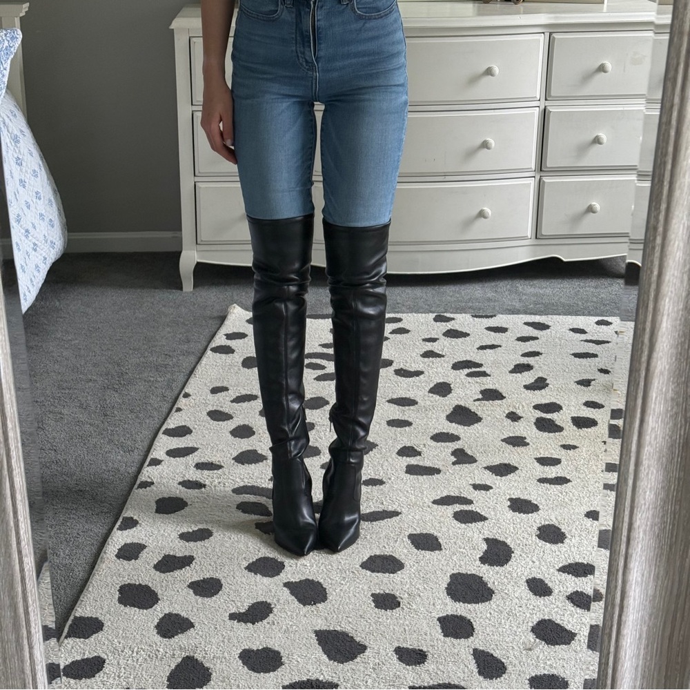 Marc Fisher Garalyn Black Over-the-Knee Boots
